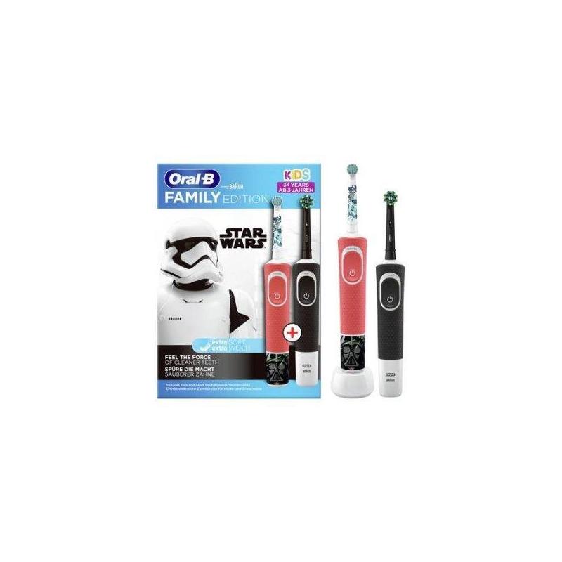 Cepillo Dental Electrico Braun Oral-B Kids Frozen Family Edition Incluye Cepillo Frozen Y Vitality Pro