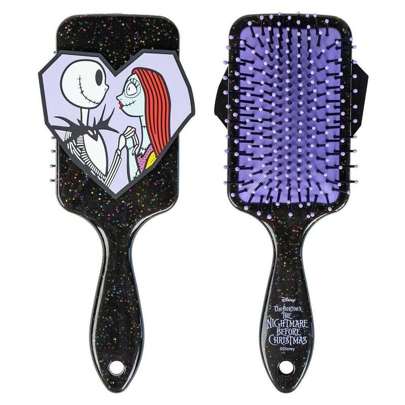 Cepillo Pelo Jack & Sally Pesadilla Antes De Navidad Disney