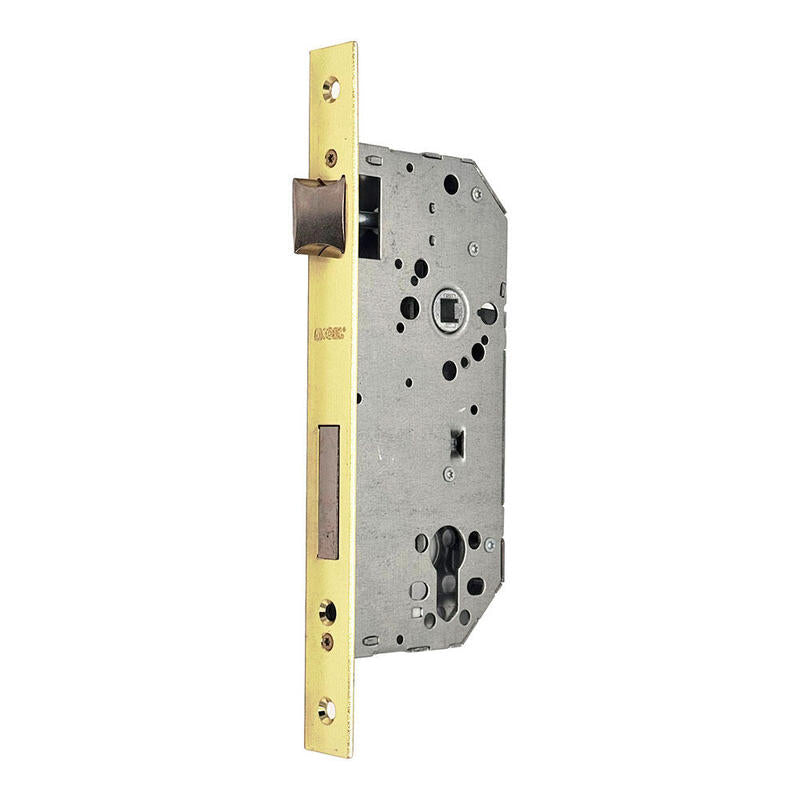 Cerradura Embutir C/C Cre12 50/85 Mm Latonado