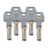 Cerrojo Cs88sc M50. Acabado Cromo Satinado. Cilindro 50mm. Con 5 Llaves De Seguridad. Ifam
