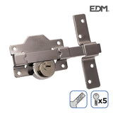 Cerrojo De Seguridad Color Níquel Incluye 5 Llaves De Seguridad Edm