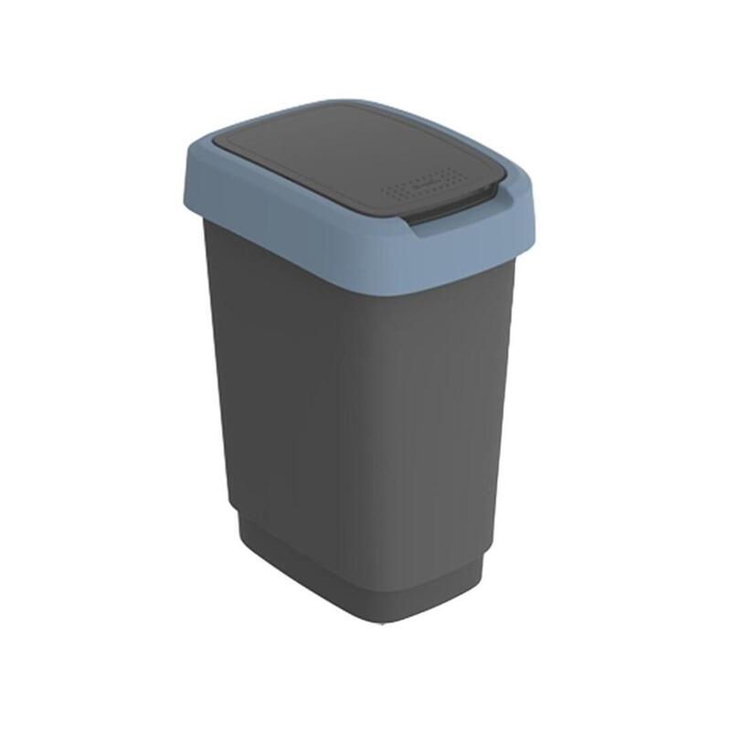 Cesto Rotho Twist (50l, Negro/Azul Oscuro)