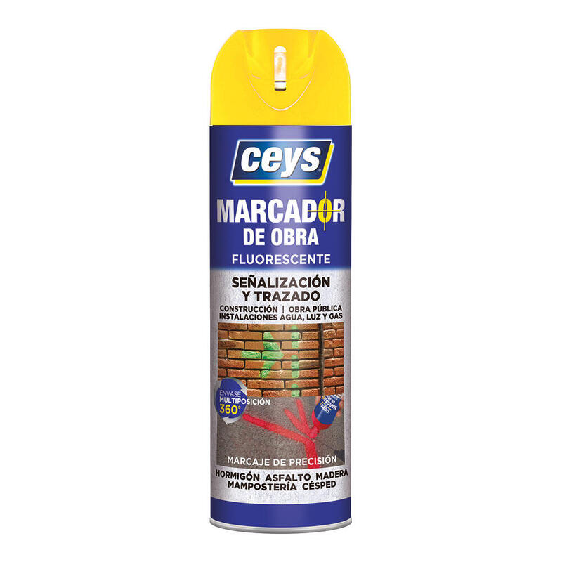 Ceys Marcador Obra Amarillo 500ml 908002