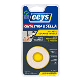 Ceys Stira & Sella Blanco 1,5m X 19mm. 507802