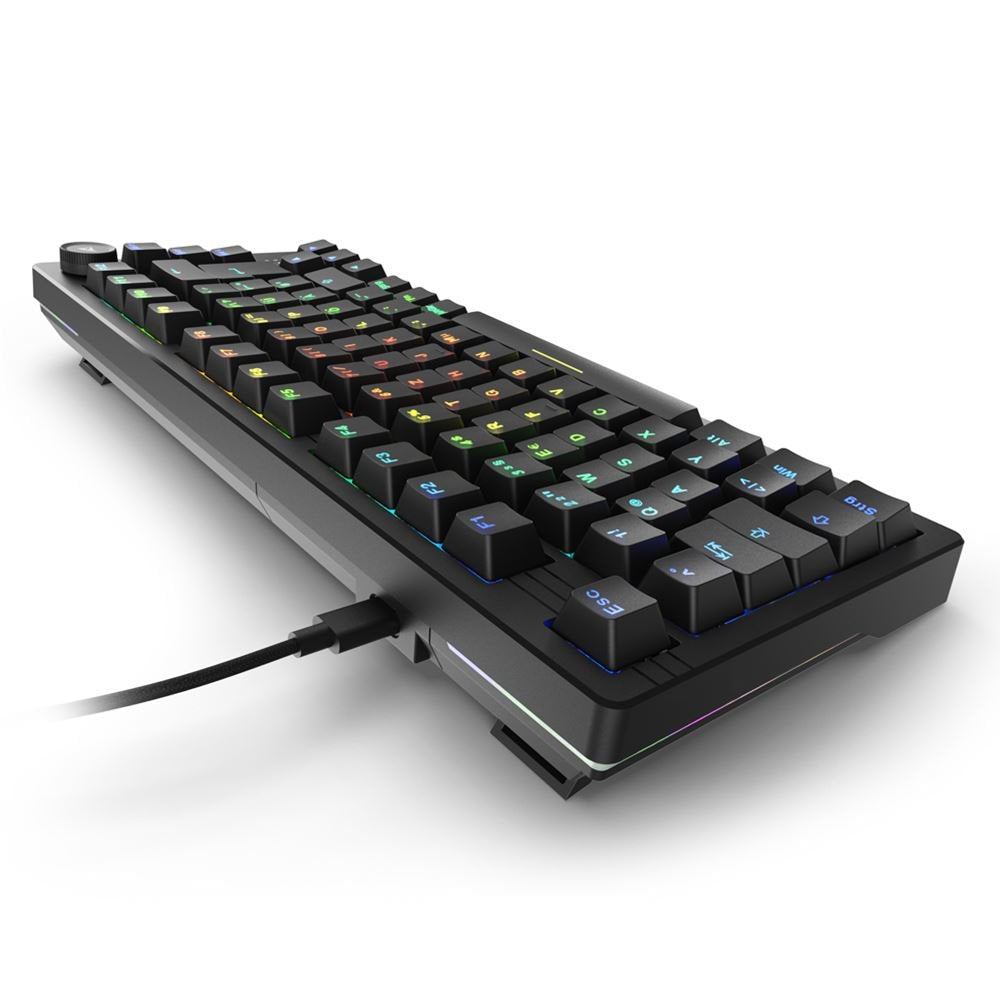 Sharkoon Skiller Sgk25, Teclado De Juegos Negro, De-Layout, Huano Red 4044951041824