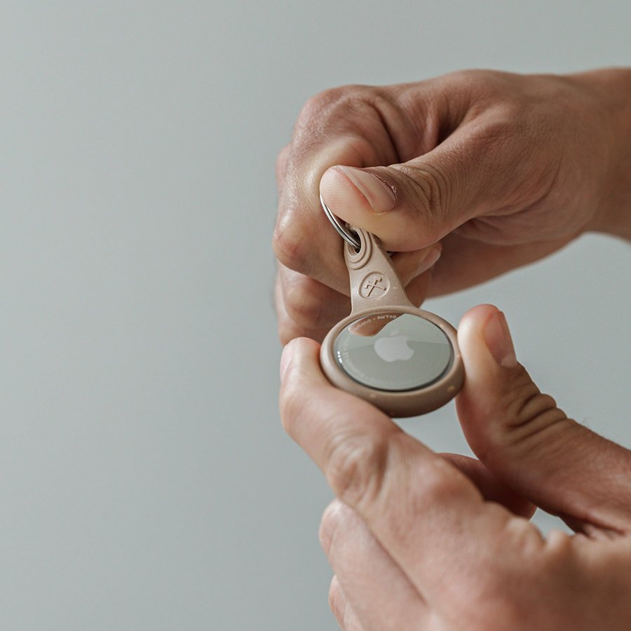 Woodcessories Airtag Bio Case Brown