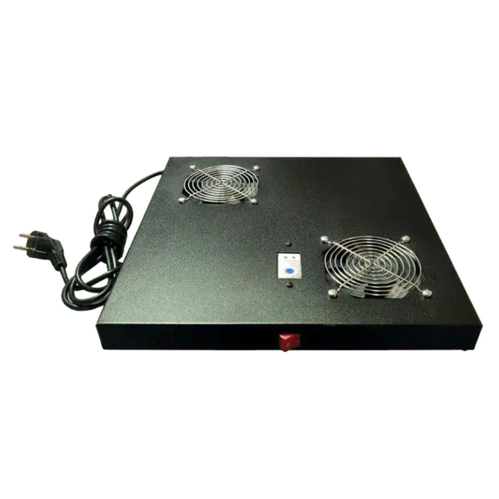 Phasak Conjunto Ventilación 19" Con Interruptor Para Rack Mural 1 Ventilador X 120mm