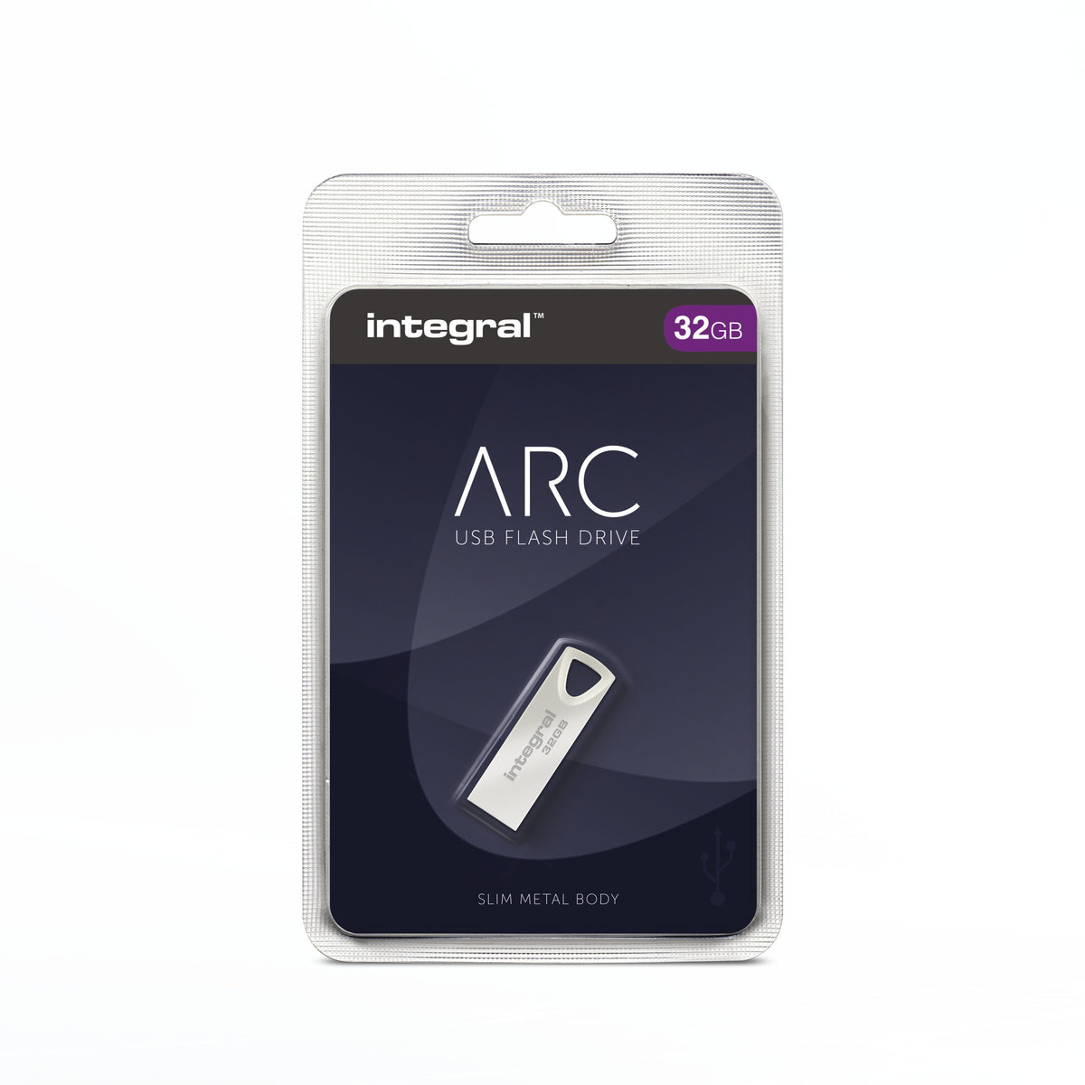 Memoria Usb 2.0 Integral Arc - 32go (Plateado)
