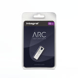 Memoria Usb 2.0 Integral Arc - 32go (Plateado)
