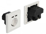 Einbausteckdose Mit 2 X Usb Typ-A Ladeport 2,4 A