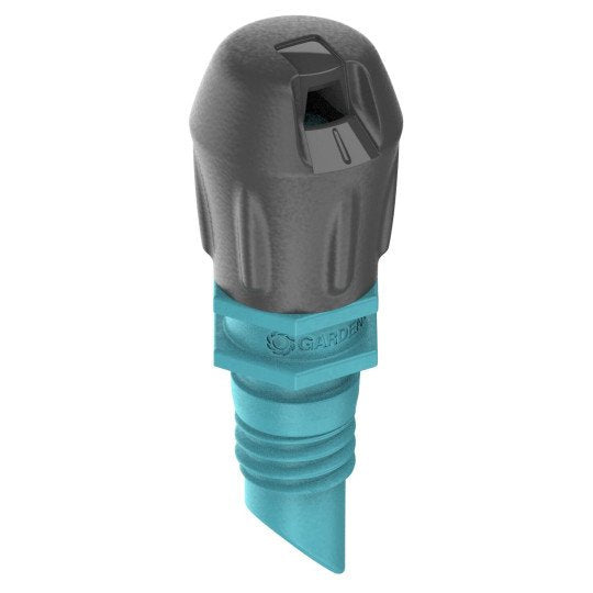 Boquilla De Tira Final Micro-Drip-System Gardena , 5 Piezas (Negro/Turquesa, Modelo 2023) 13318-20