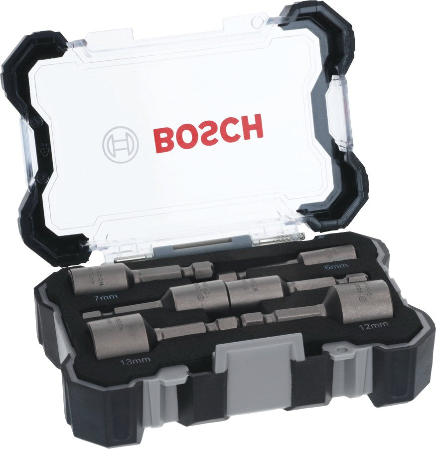 Juego De Vasos Para Llaves De Tubo Bosch 6 Piezas 50 Mm