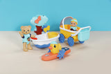 Zapf Creation Baby Born® Bañera Splish Splash Con Osito De Peluche Y Figura De Juguete   838105