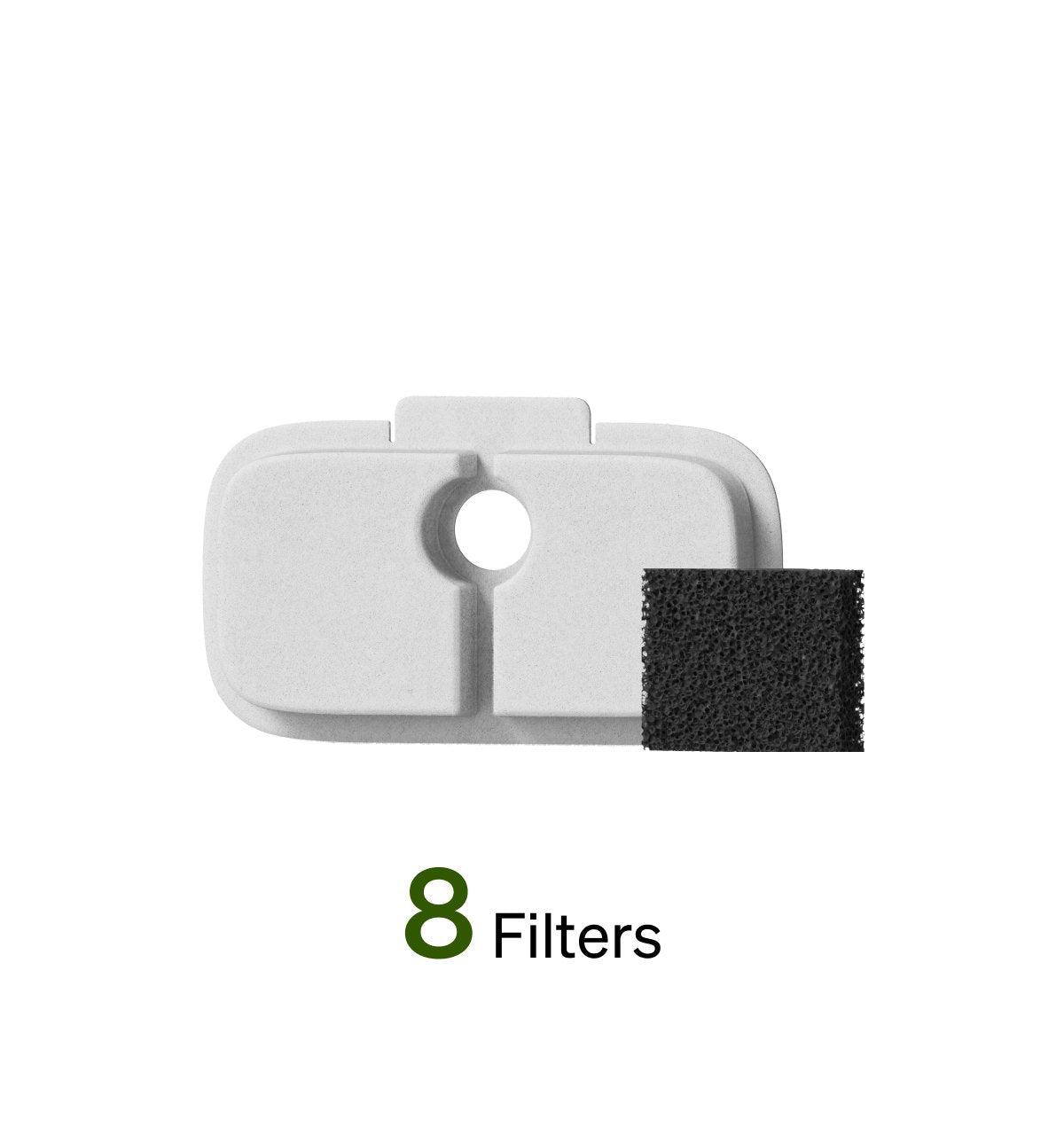 Petlibro Dockmream Replacement Filter 8 Packs - Blanco