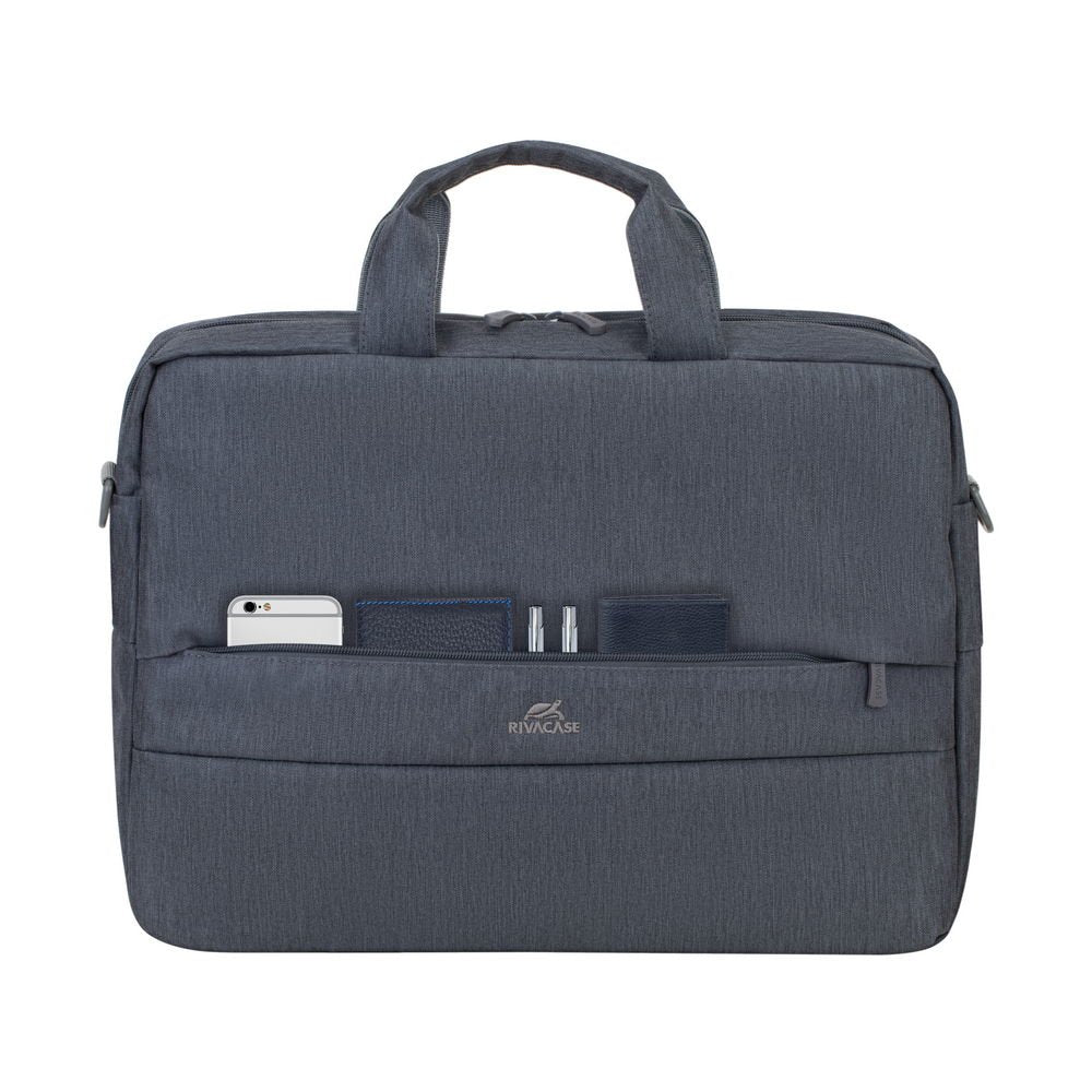 Rivacase 7532 Maletín Para Portátil 39,6 Cm (15.6") Azul, Gris