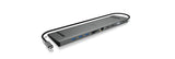 EAN 4250078169680 - ICY BOX IB-DK2106-C Alámbrico USB 3.2 Gen 1 (3.1 Gen 1) Type-C Antracita, Negro imagen 2