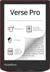 Libro Electronico Ebook Pocketbook Verse Pro Ereader 6" 16 Gb Rojo Passion Red