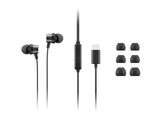 Lenovo 4xd1j77351 Auriculares Alámbrico Dentro De Oído Oficina/Centro De Llamadas Usb Tipo C Negro