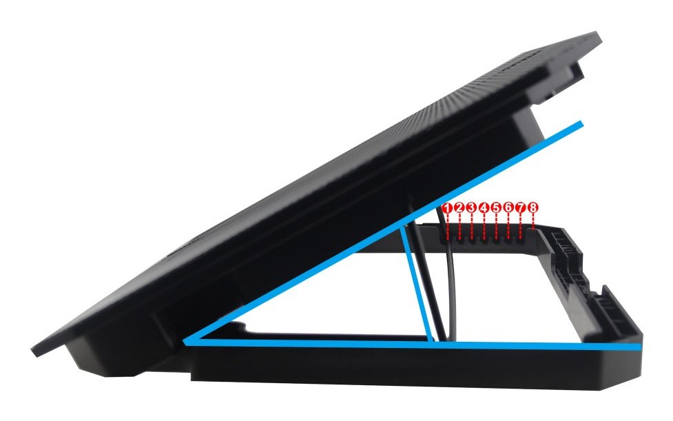 Techly Portátil Support Up To 17" With Cooling System