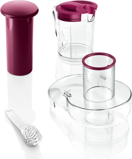 EAN 4242002812090 - Bosch MES25C0 exprimidor Licuadora centrífuga 700 W Cereza (fruta), Transparente, Blanco imagen 6