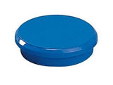 Dahle 95524 Pack De 10 Imanes Para Pizarra Blanca - Diametro De 24mm - Color Azul