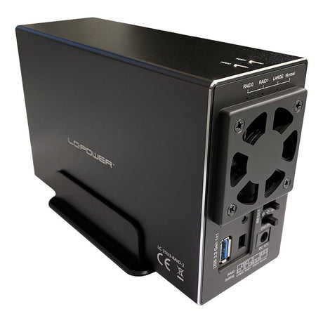 EAN 4260070129759 - LC-Power LC-35U3-RAID-2 caja para disco duro externo Caja de disco duro (HDD) Negro 3.5" imagen 4