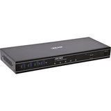Inline Kvm Switch, 4x1 ,Displayport 4k/60hz, Usb 3.2 Hub