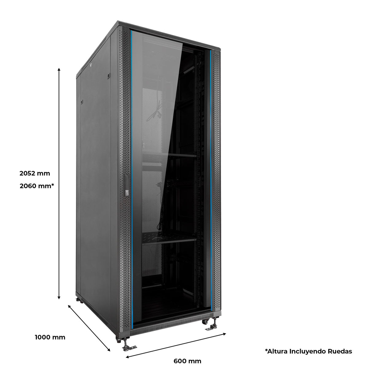 EAN 6940533543886 - aiten data AI6142 Rack o bastidor independiente Negro imagen 12