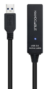 EAN 8433281008250 - Nanocable 10.01.0313 cable USB USB 3.2 Gen 1 (3.1 Gen 1) USB A Negro imagen 2