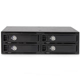 EAN 0065030859837 - StarTech.com SATSASBP425 panel bahía disco duro 13,3 cm (5.25") Bandeja para disco duro Negro imagen 2