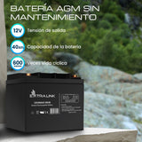 Extralink Akumulator Battery Accumulator 12v 40ah - Batterie - 40.000 Mah Sealed Lead Acid (Vrla) 13.5 V 12 Ah