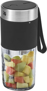 Batidora  Wmf Kitchenminis Mix On The Go 0,3 L  50 W Negro, Acero Inoxidable, Transparente