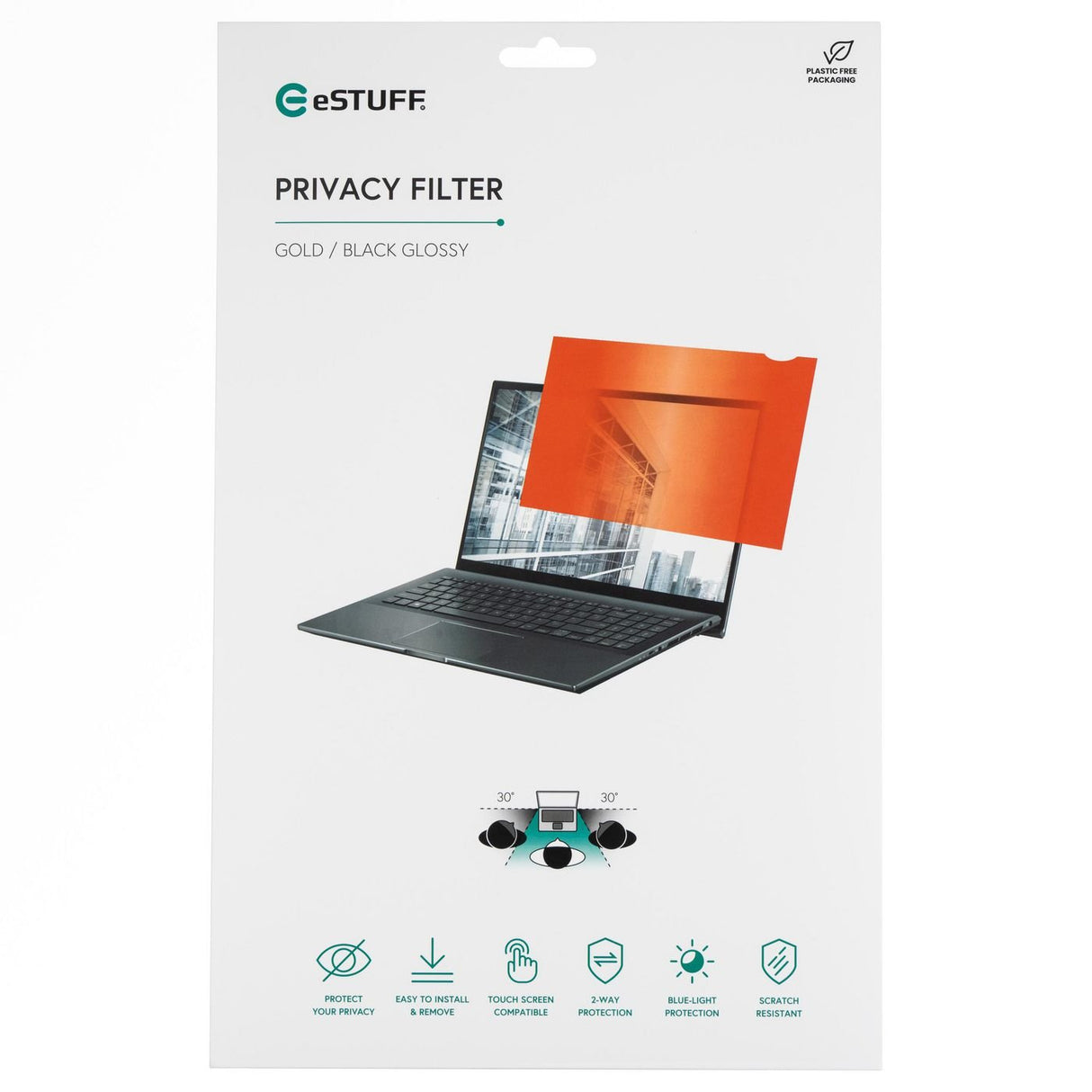 EAN 5706998845252 - eSTUFF GLBG12277156 filtro para monitor 31,8 cm (12.5") Portátil Filtro de privacidad para pantallas sin  imagen 3
