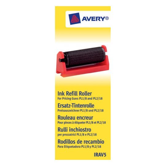 Avery Rodillo De Tinta Para Etiquetadoras Pl 1/8, Pl 2/18) -5u-