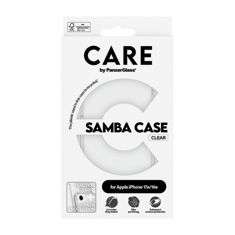 EAN 5715685023101 - PanzerGlass CARE™ by ® Samba Case Transparent iPhone 17e | 16e funda para teléfono móvil Transparente imagen 3