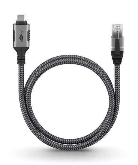 EAN 4040849707520 - Goobay 70752 cambiador de género para cable USB C RJ-45 Negro, Plata imagen 5