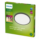 Philips Superslim Ceiling 15w 2700k Ip54 Schwarz