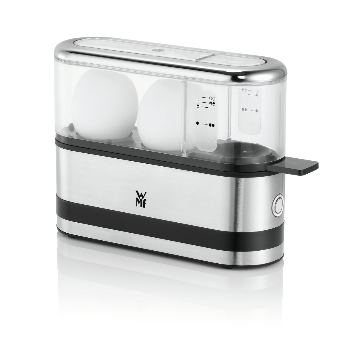 Cuecehuevos Wmf Kitchenminis 04.1502.0011, 2 Huevos 250 W Negro, Acero Inoxidable
