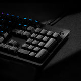 Teclado Inglés Logitech G G512 Carbon Lightsync Rgb Mechanical Gaming Keyboard With Gx Red Switches Usb Carbono