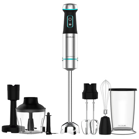 EAN 8435484042932 - Cecotec Power TitanBlack 1200 XL PerfectCream&Crush Batidora de inmersión 1200 W Negro, Verde, Acero inox imagen 2