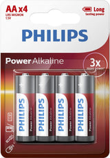 Pack De 4 Pilas Aa Philips Lr6p4b 10 1.5v Alcalina