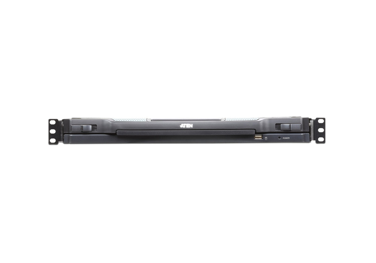 16-Port Single Rail 19" Lcd Kvm Over Ip Switch With Usb Peripheral Support, Broadcast Mode, Panel Array Mode, Daisy Chain And Ex