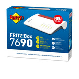 EAN 4023125030574 - Box FRITZ! 7690 router inalámbrico 2.5 Gigabit Ethernet Doble banda (2,4 GHz / 5 GHz) Blanco imagen 4