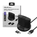EAN 5901878506326 - Qoltec 50632 lector de tarjeta inteligente USB 2.0 Negro imagen 1