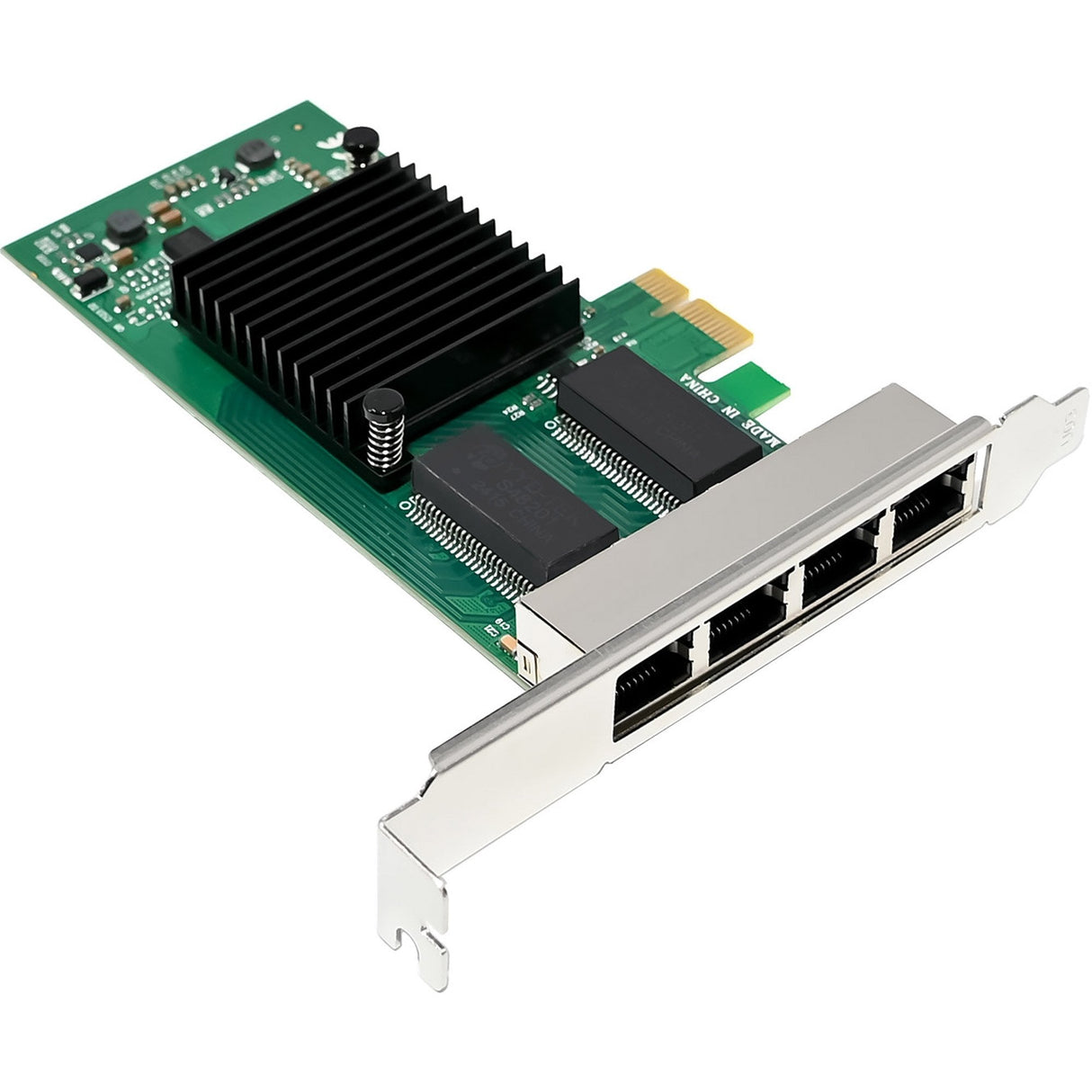 Inline Quad Gigabit Tarjeta De Red - 4x Rj45 1 Gb/S - Pcie X1