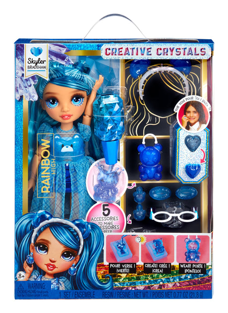 EAN 0035051121374 - Rainbow High Creative Crystals Fashion Doll- Skyler imagen 5