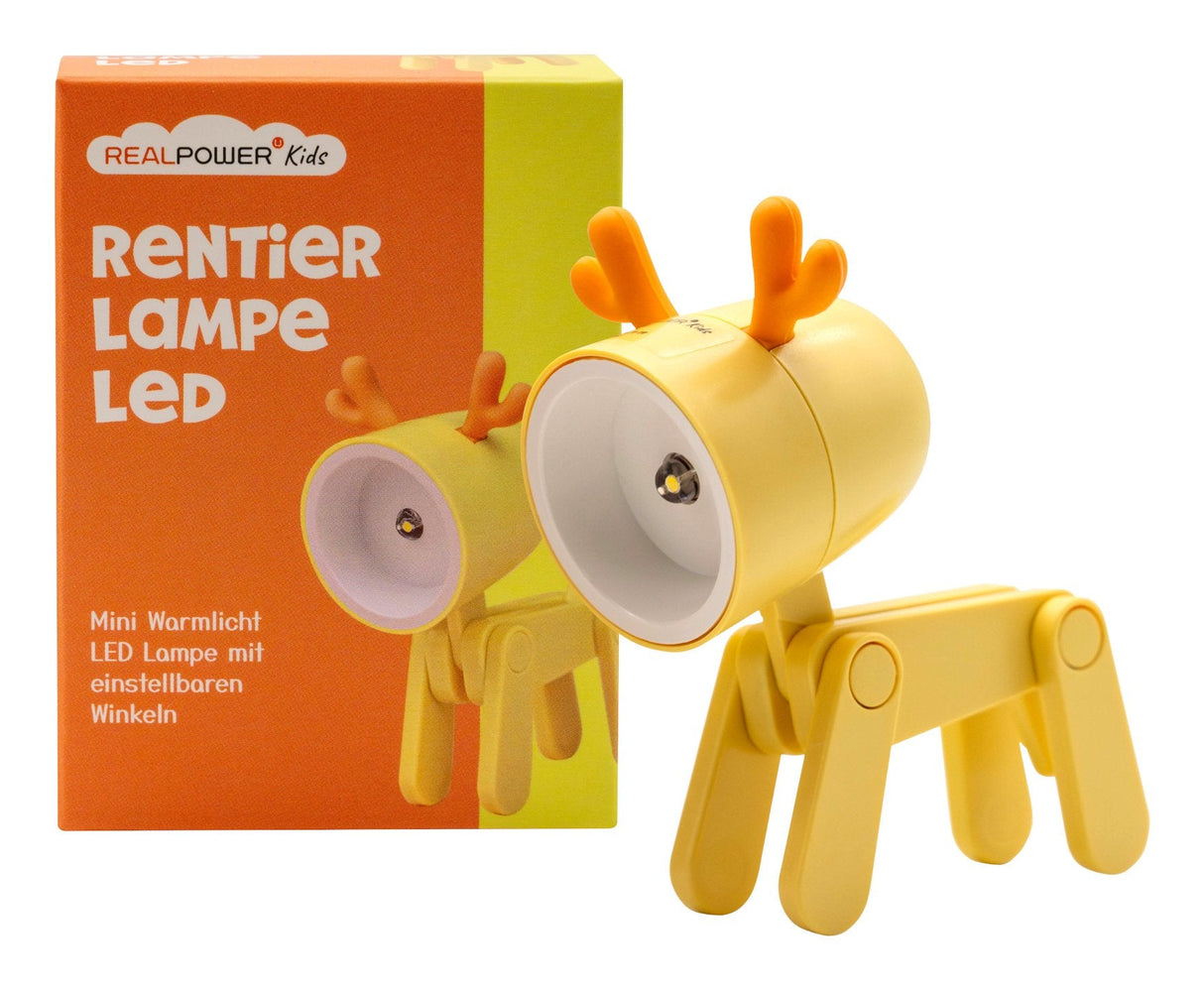 Lámpara De Mesa Realpower 486315  Led Naranja, Amarillo