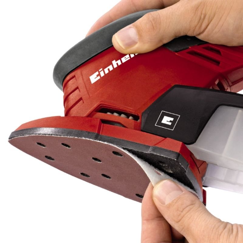 Lijadora Múltiple Einhell Te-Os 1320, Lijadora Delta (Rojo/Negro, 130 Vatios)
