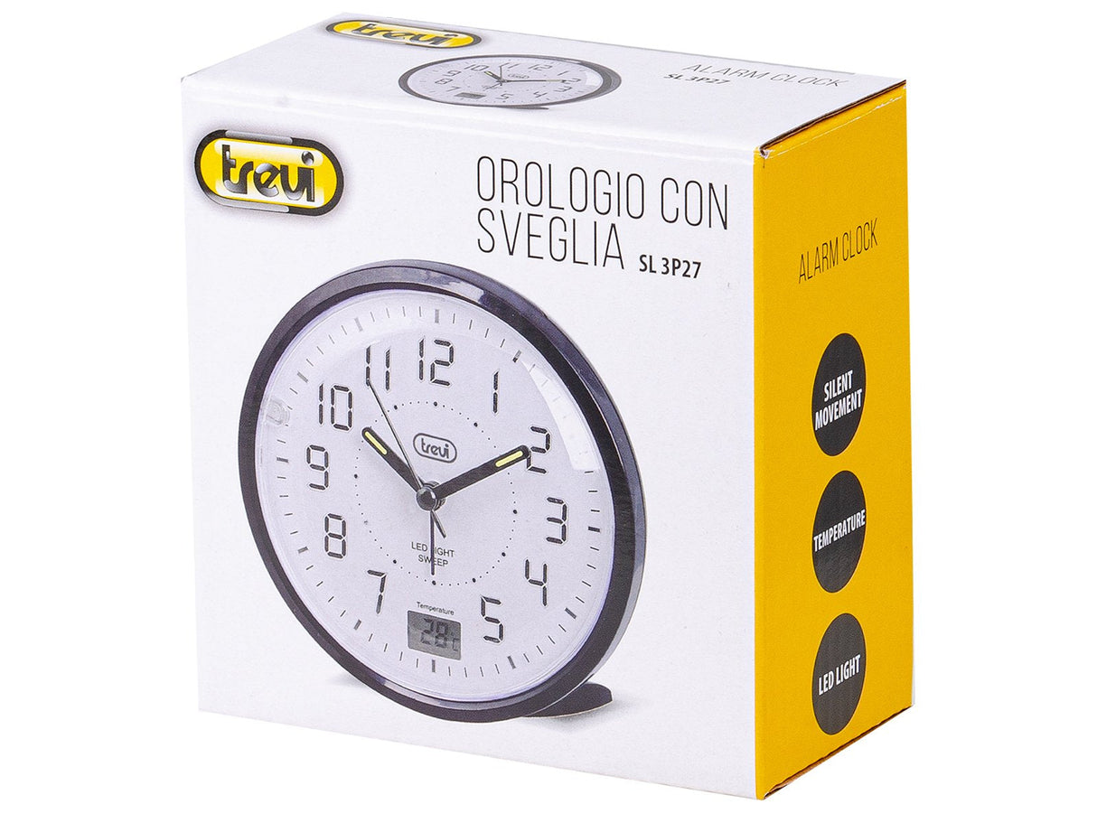 Despertador Trevi Sl3p27 Negro Termómetro