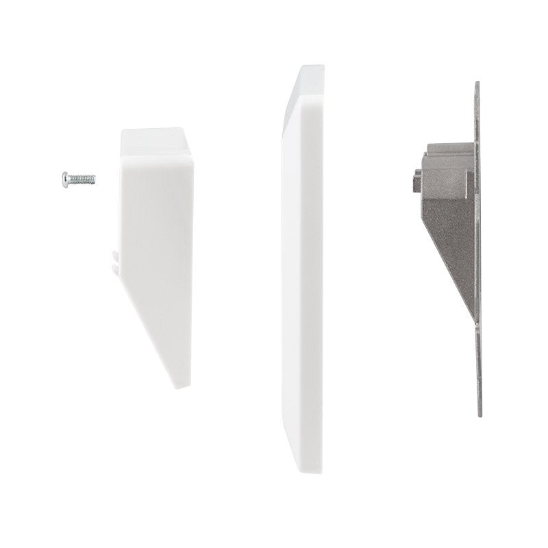 Logilink Keystone Faceplate For 2 Modules, Projecting, Up 50, Blanco Puro